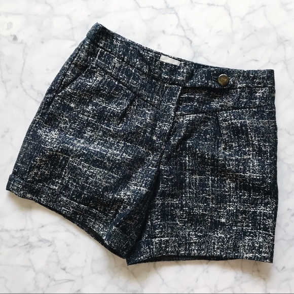 Anthropologie Pants - Anthropologie Coquille Metallic Trouser Shorts